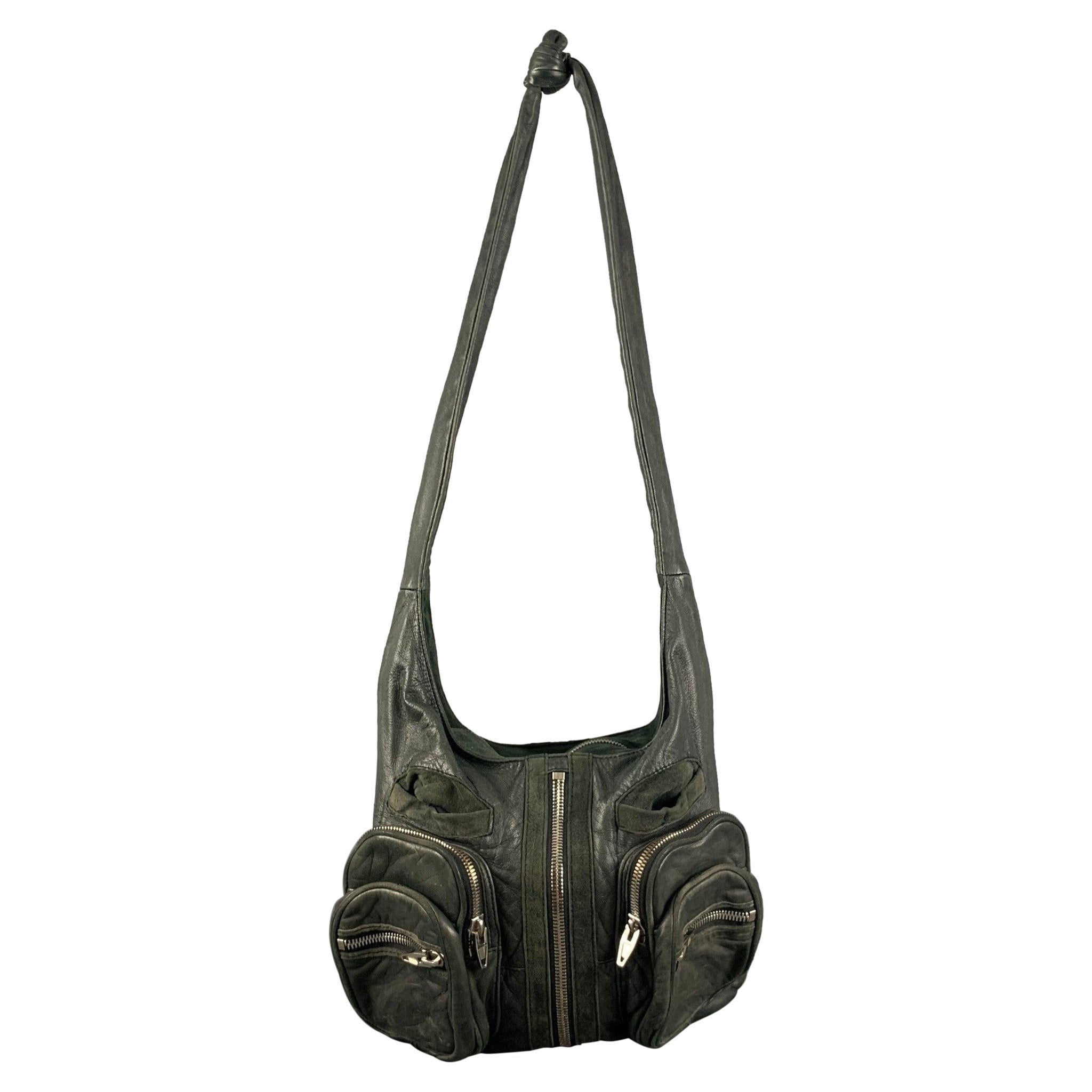 ALEXANDER WANG Bolso hobo de piel verde en venta