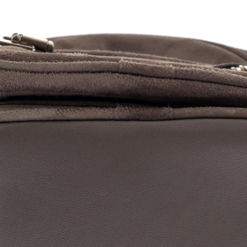 Alexander Wang Grey Leather and Suede Mini Attica Crossbody Bag 4