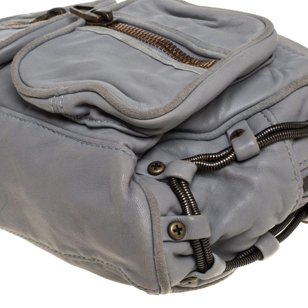 Alexander Wang Grey Leather Brenda Shoulder Bag 3