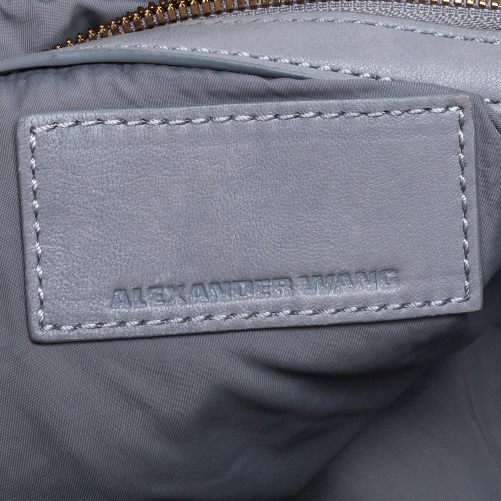 Alexander Wang Grey Leather Brenda Shoulder Bag 1