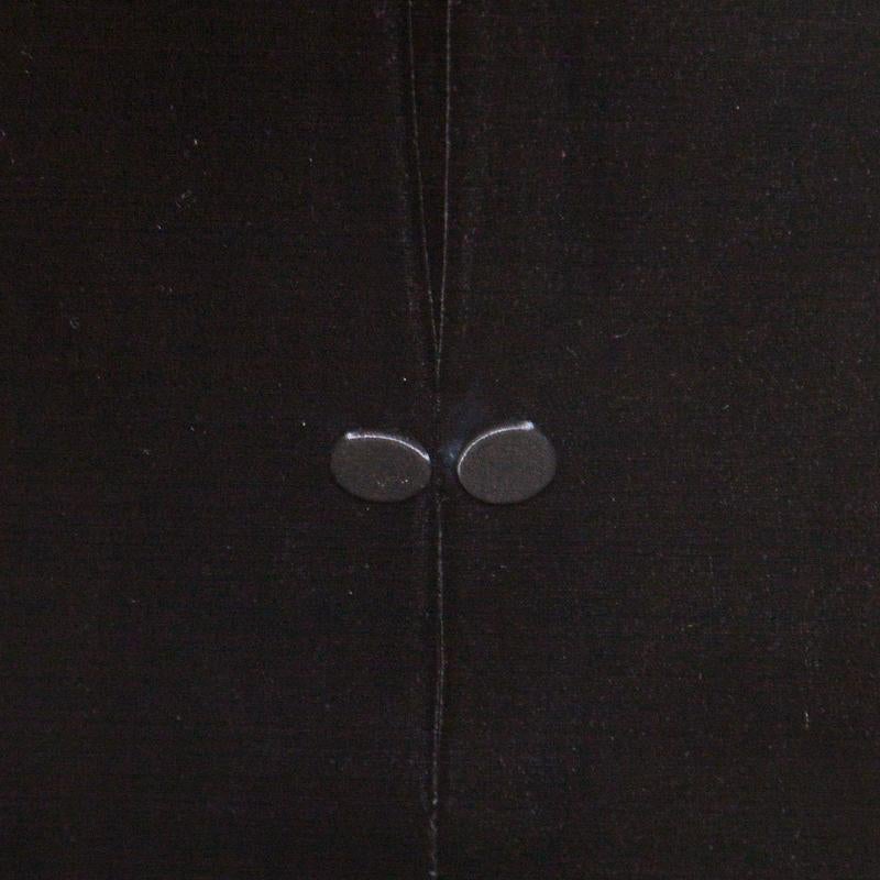 Gray Alexander Wang Grey Velvet Cropped Back Detail Open Front Blazer S