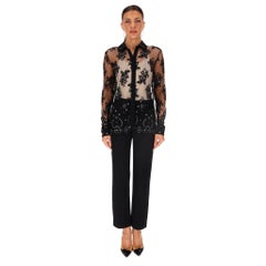 Alexander Wang Lace &amp; Grommet Blouse