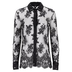 Alexander Wang Lace &amp; Grommet Blouse
