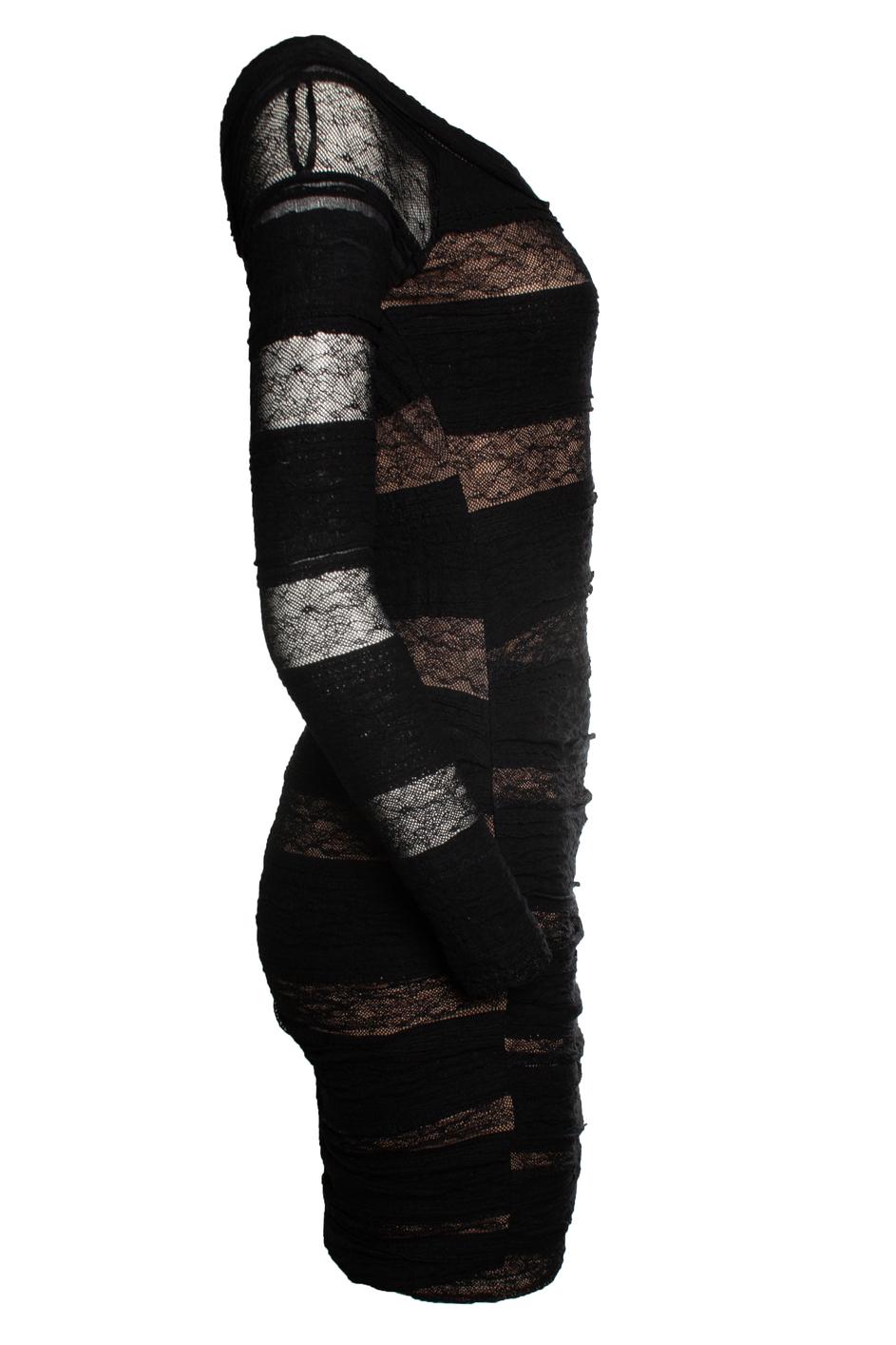 Black Alexander Wang, lace dress in black For Sale