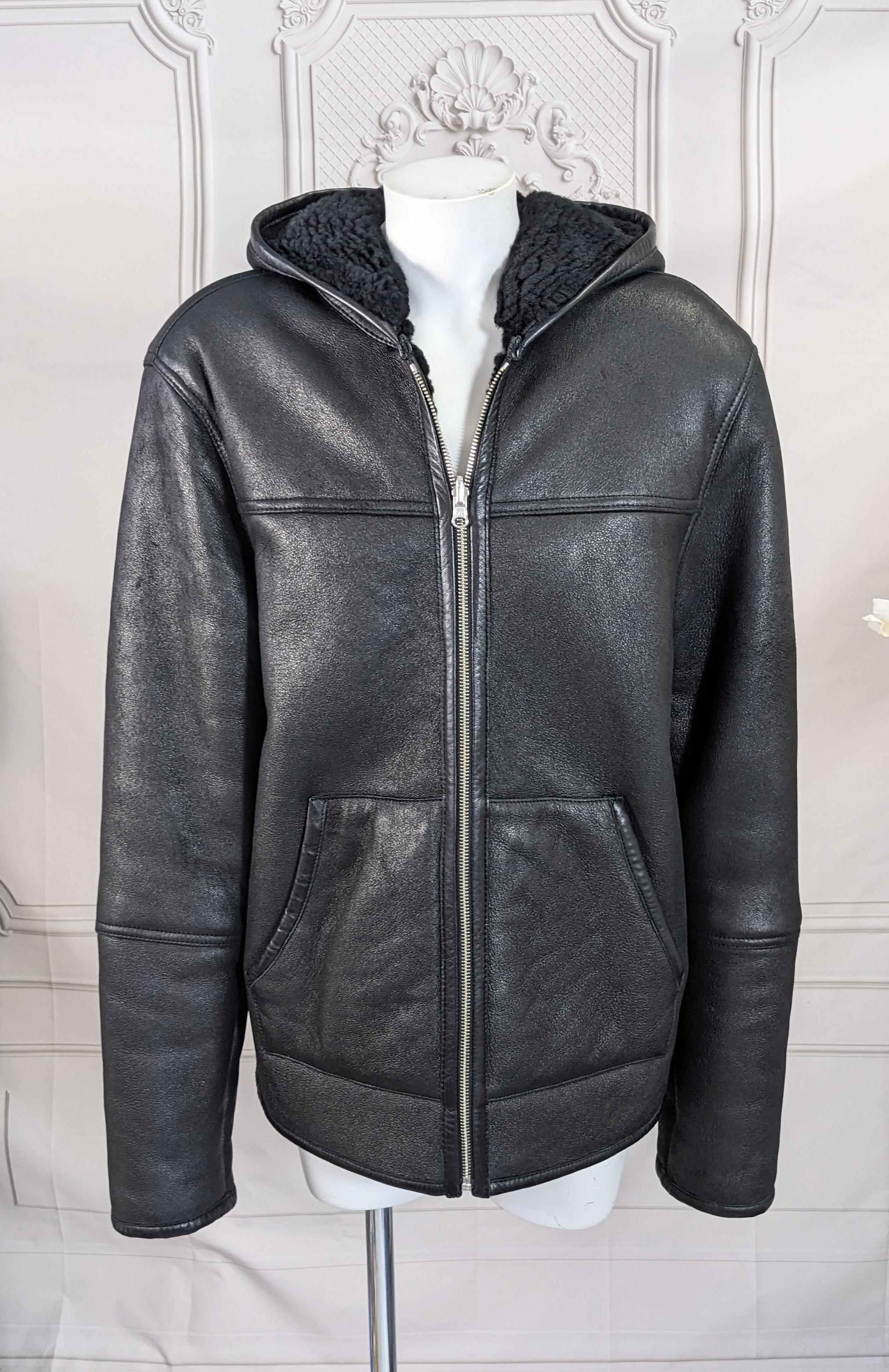 Alexander Wang Lamb Shearling Hoodie 7