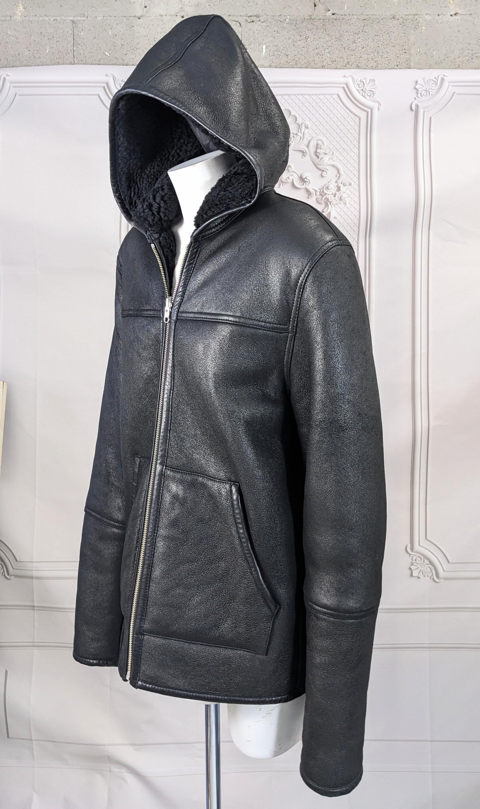 Alexander Wang Lamb Shearling Hoodie 2