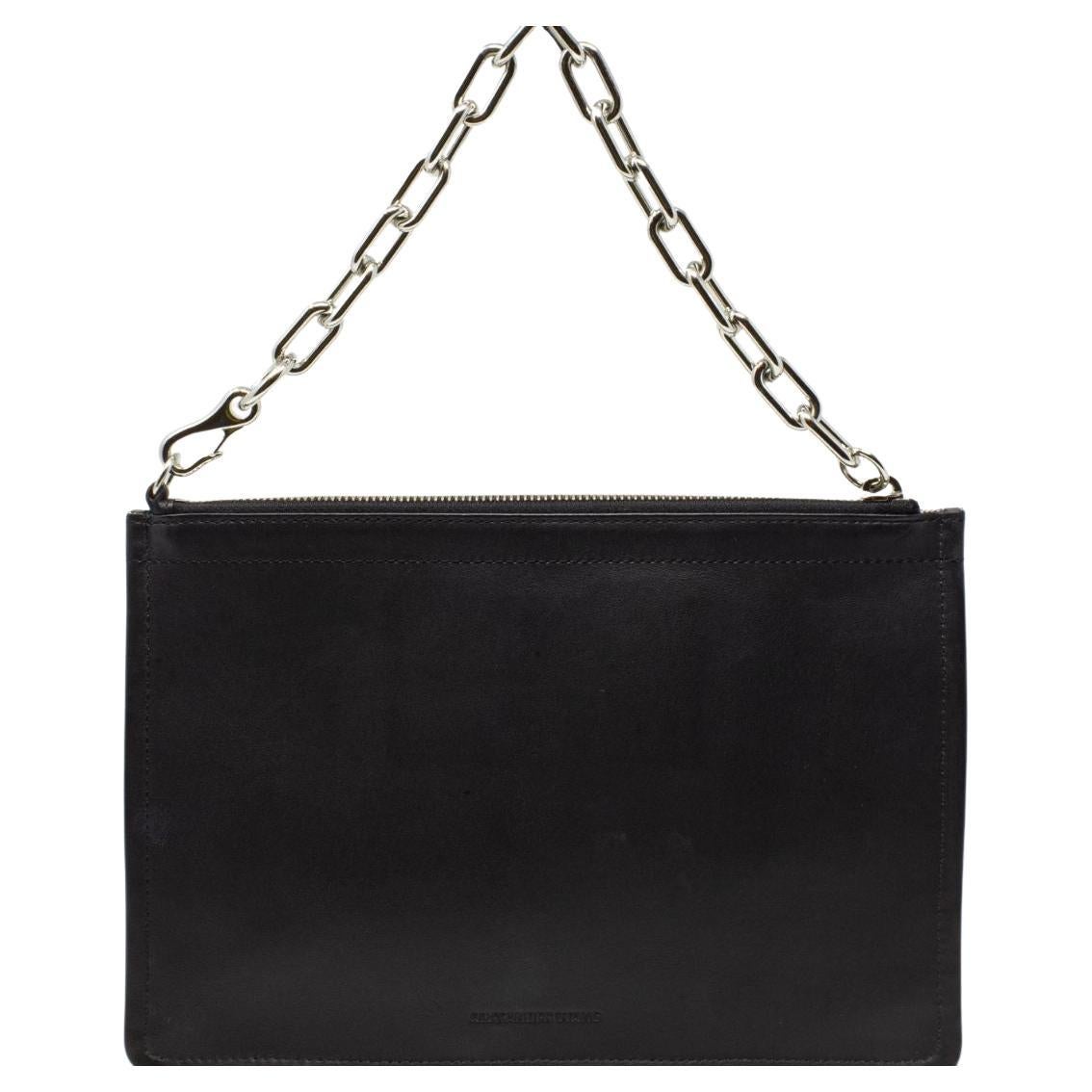 Alexander Wang Large Chain Flat Pochette For Sale
