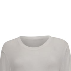Alexander Wang Langarm-Oberteil aus weißem Modal