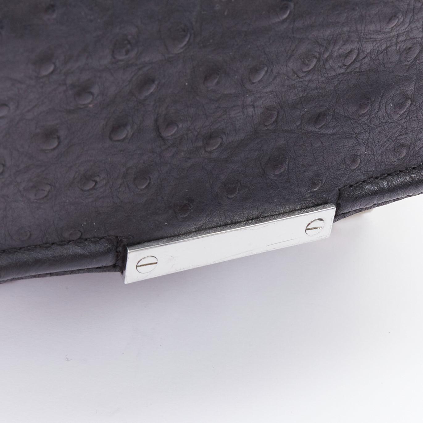 ALEXANDER WANG Marion Prisma black leather silver hardware crossbody bag For Sale 2