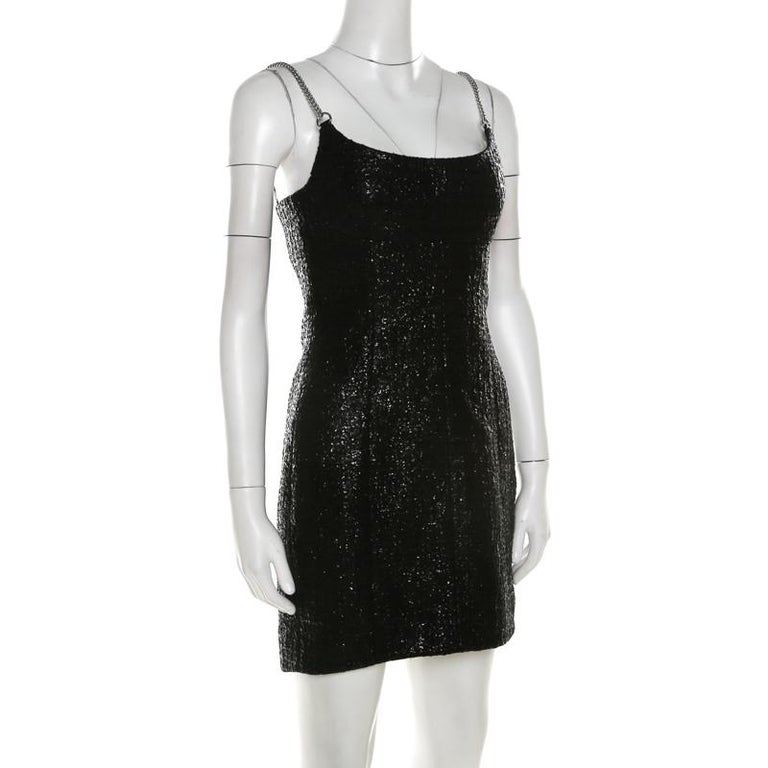Alexander Wang Bodycon Dress with Chain Strap Detail
