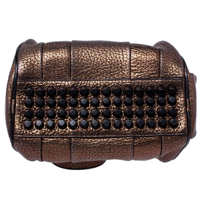 Alexander Wang Metallic Iridescent Textured Leather Rocco Bag 1