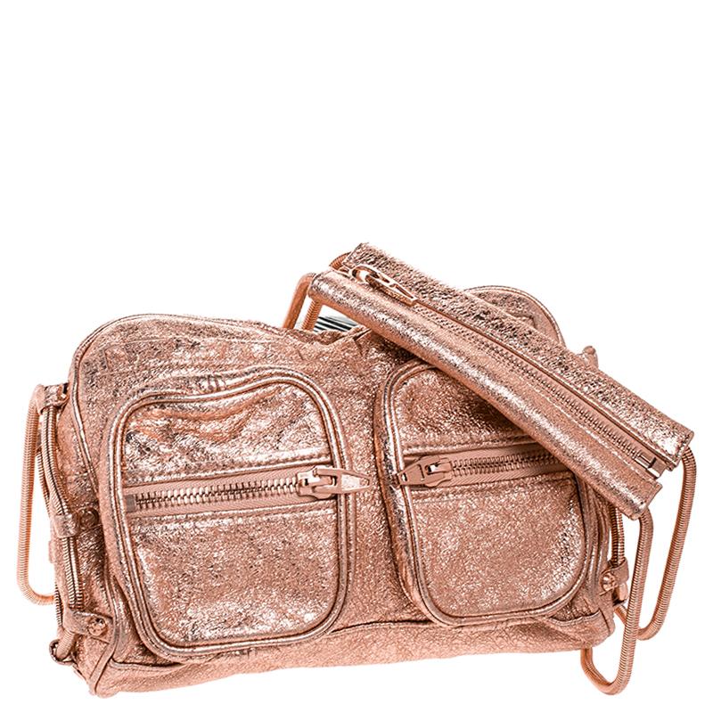 alexander wang metallic bag