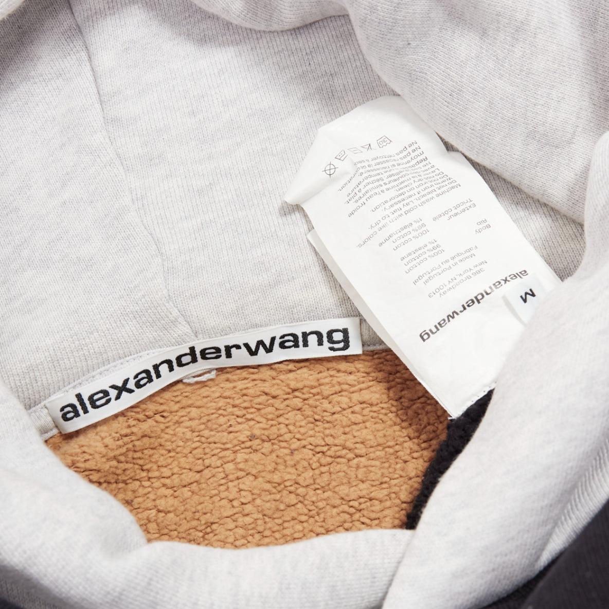ALEXANDER WANG sweatshirt à empiècements colorés multicolores M en vente 3
