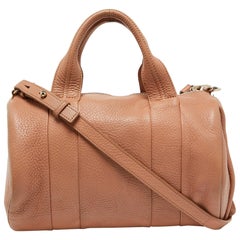 Alexander Wang - Borsa Rockie Boston in pelle color pesca