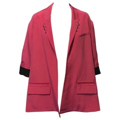 Alexander Wang, Pink Blazer with Cutout Back and Metal Rings, Size 4, NEW!