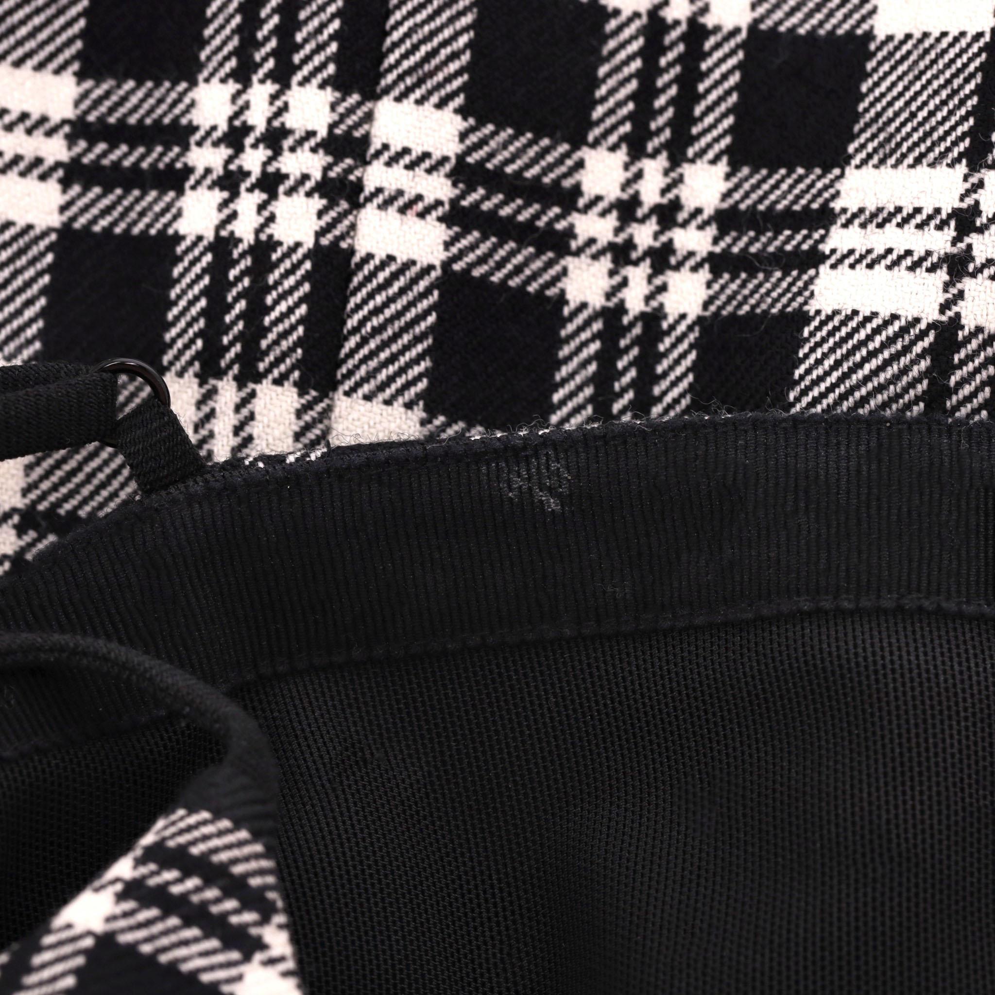 Alexander Wang Plaid Check Wool Camisole Dress For Sale 2