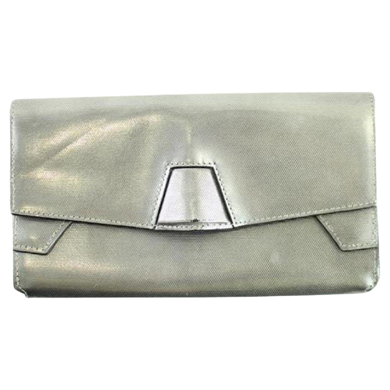 Alexander Wang Quillion Lydia 91misa3117 Silver Clutch