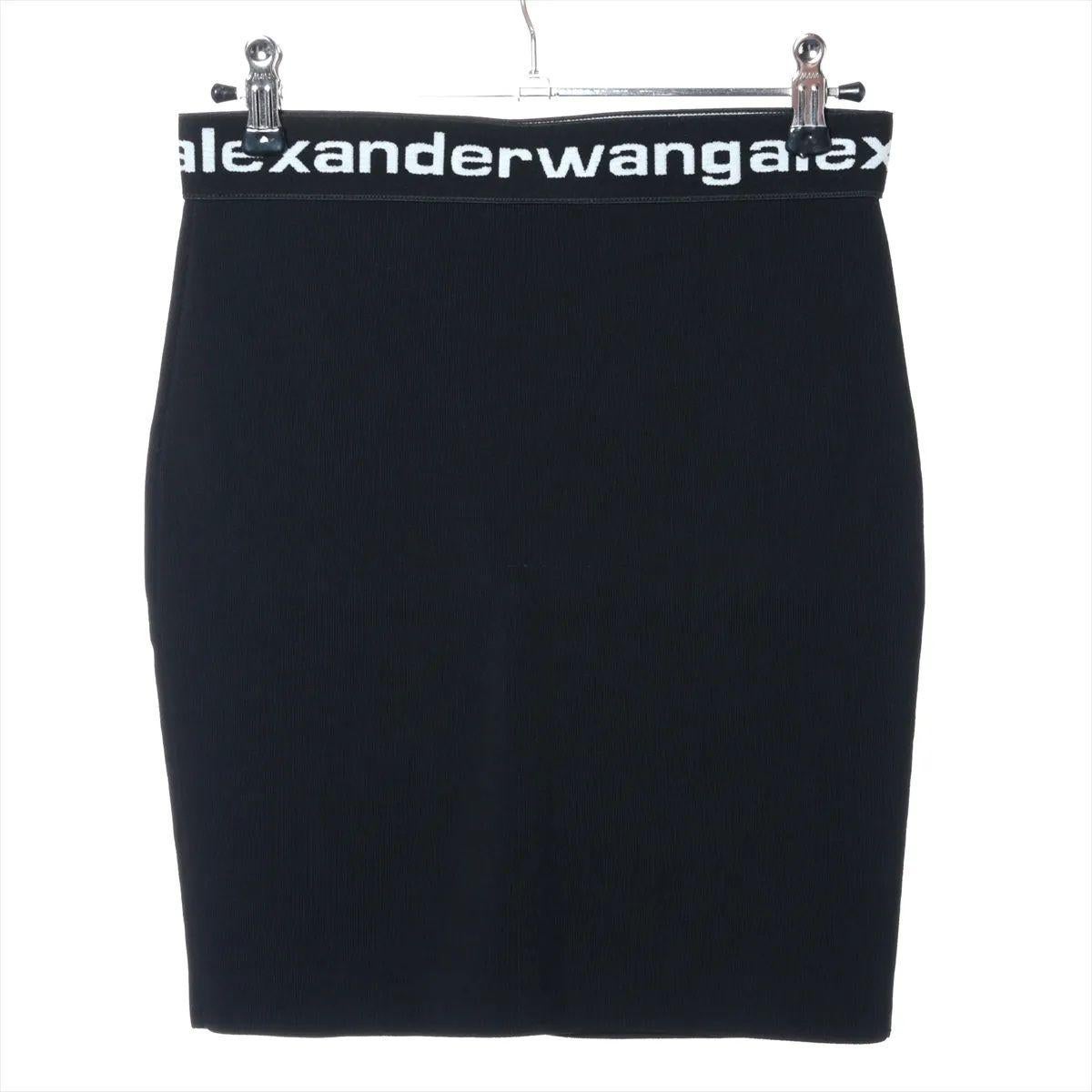 Alexander Wang Rayon-Rock Schwarz im Zustand „Gut“ im Angebot in Humacao, PR