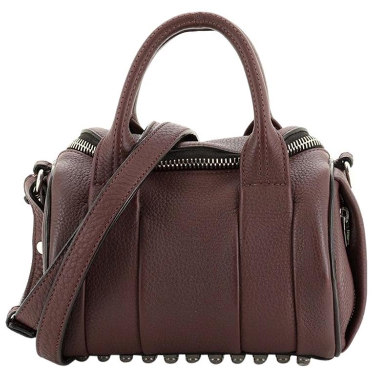 Alexander Wang Rockie Satchel Leather Mini