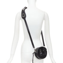 ALEXANDER WANG Runway Canteen black circle multi pocket crossbody bag