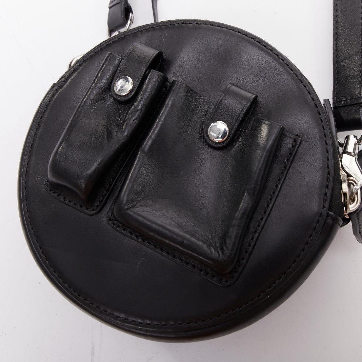 ALEXANDER WANG Runway Canteen Schwarzer Kreis Multi-Pocket Crossbody Tasche im Angebot 3