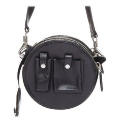 ALEXANDER WANG Runway Canteen Schwarzer Kreis Multi-Pocket Crossbody Tasche