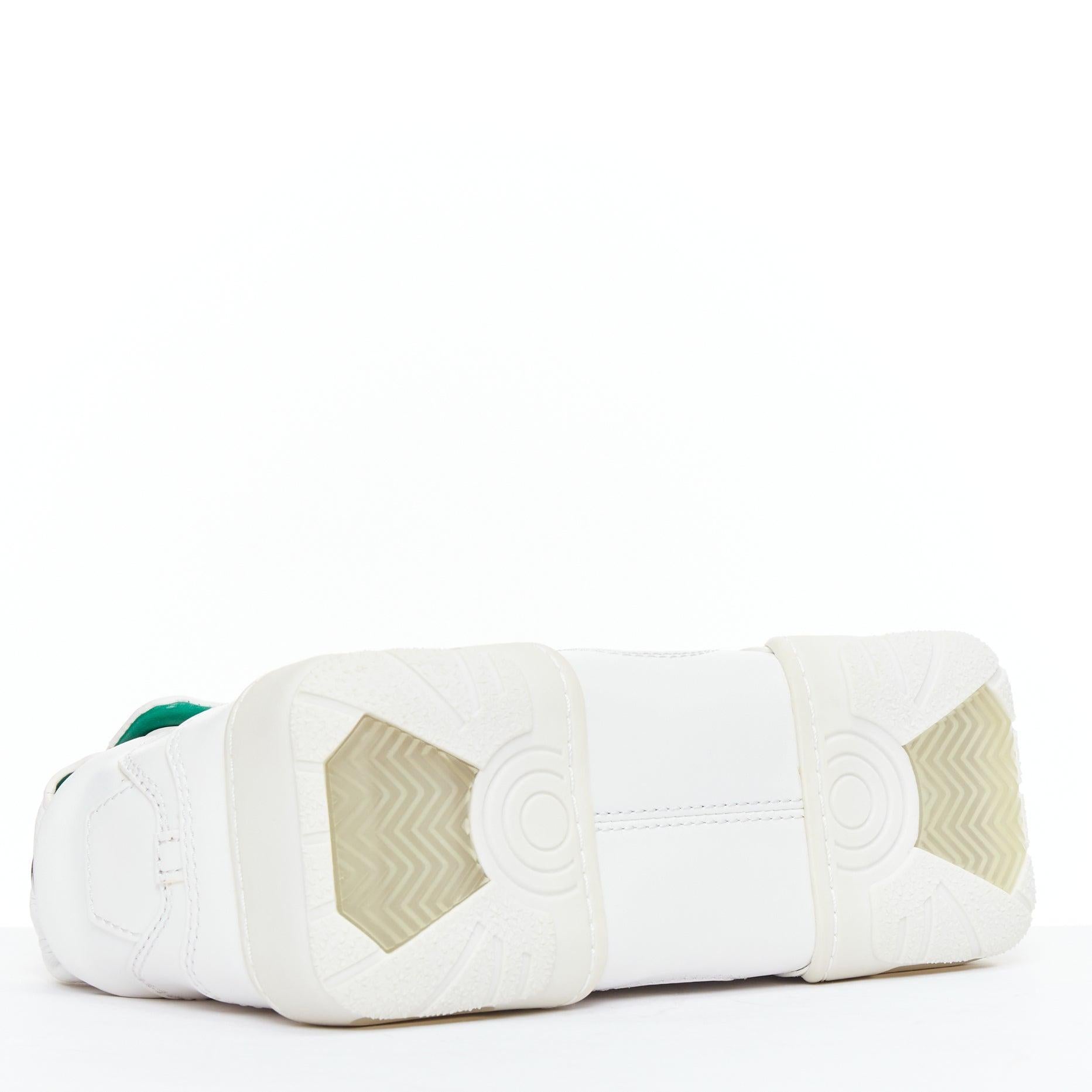 ALEXANDER WANG Runway Sneaker white green leather clutch crossbody bag For Sale 1