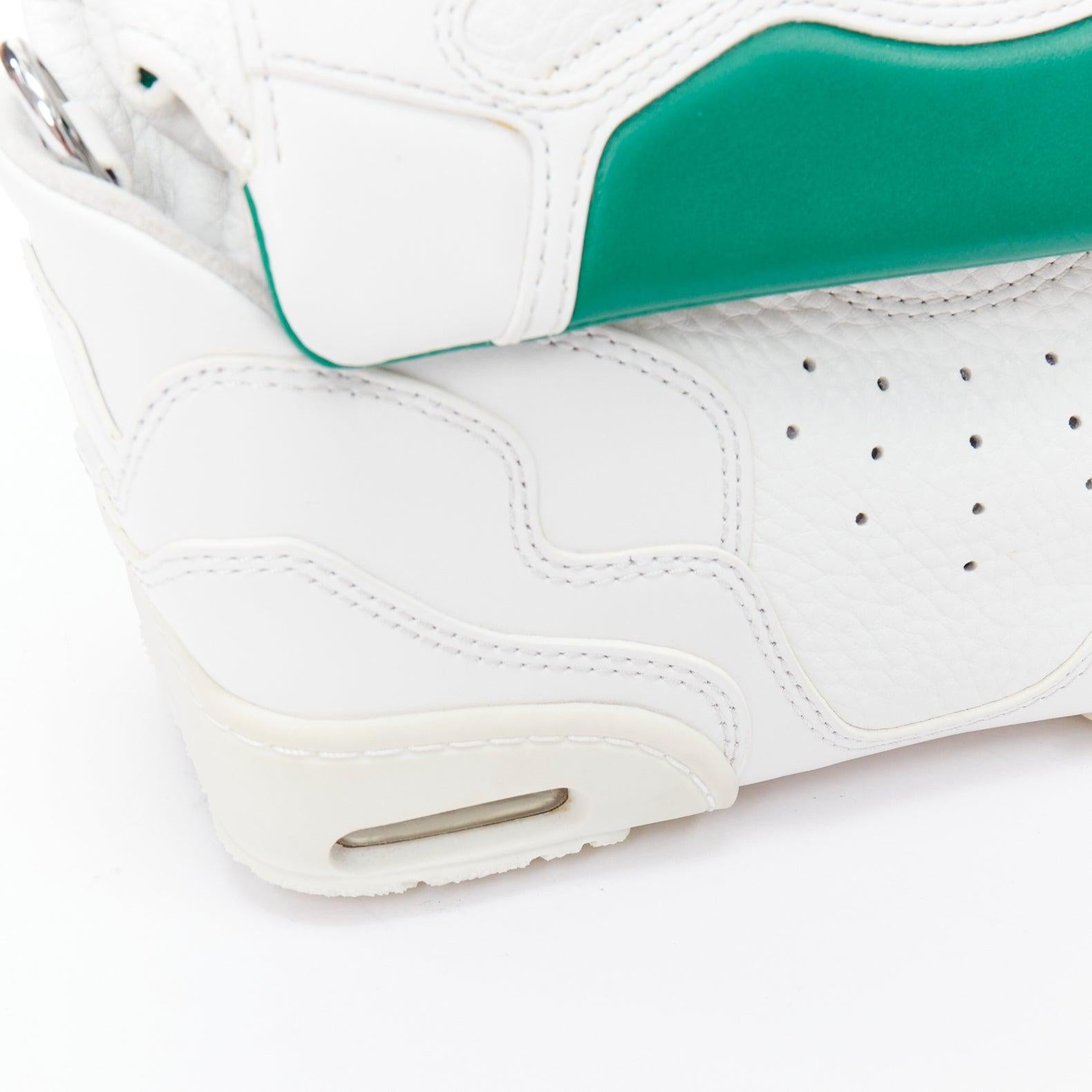 ALEXANDER WANG Runway Sneaker white green leather clutch crossbody bag For Sale 3