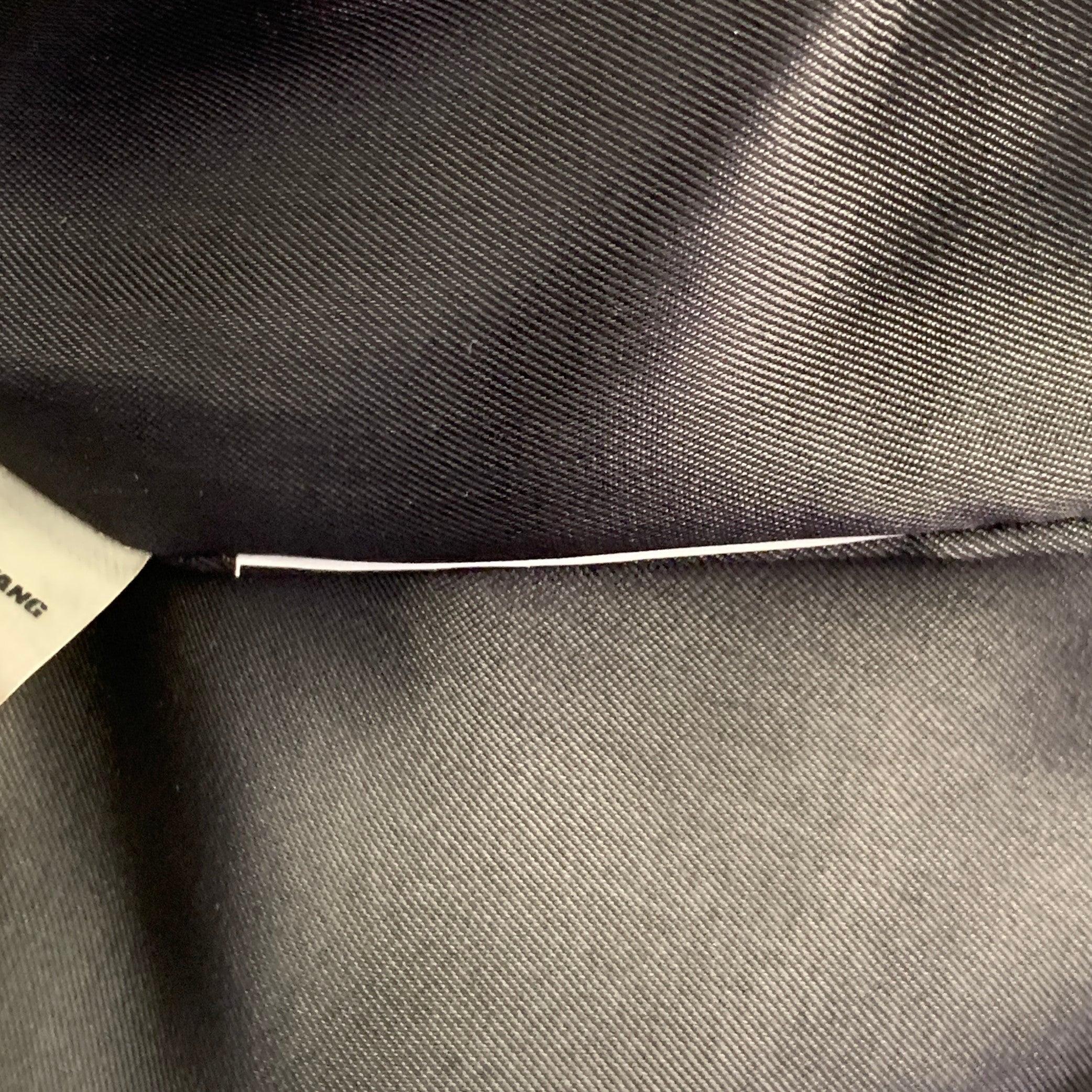 ALEXANDER WANG Size 0 Grey Black White Wool Blend Plaid Jacket For Sale 2