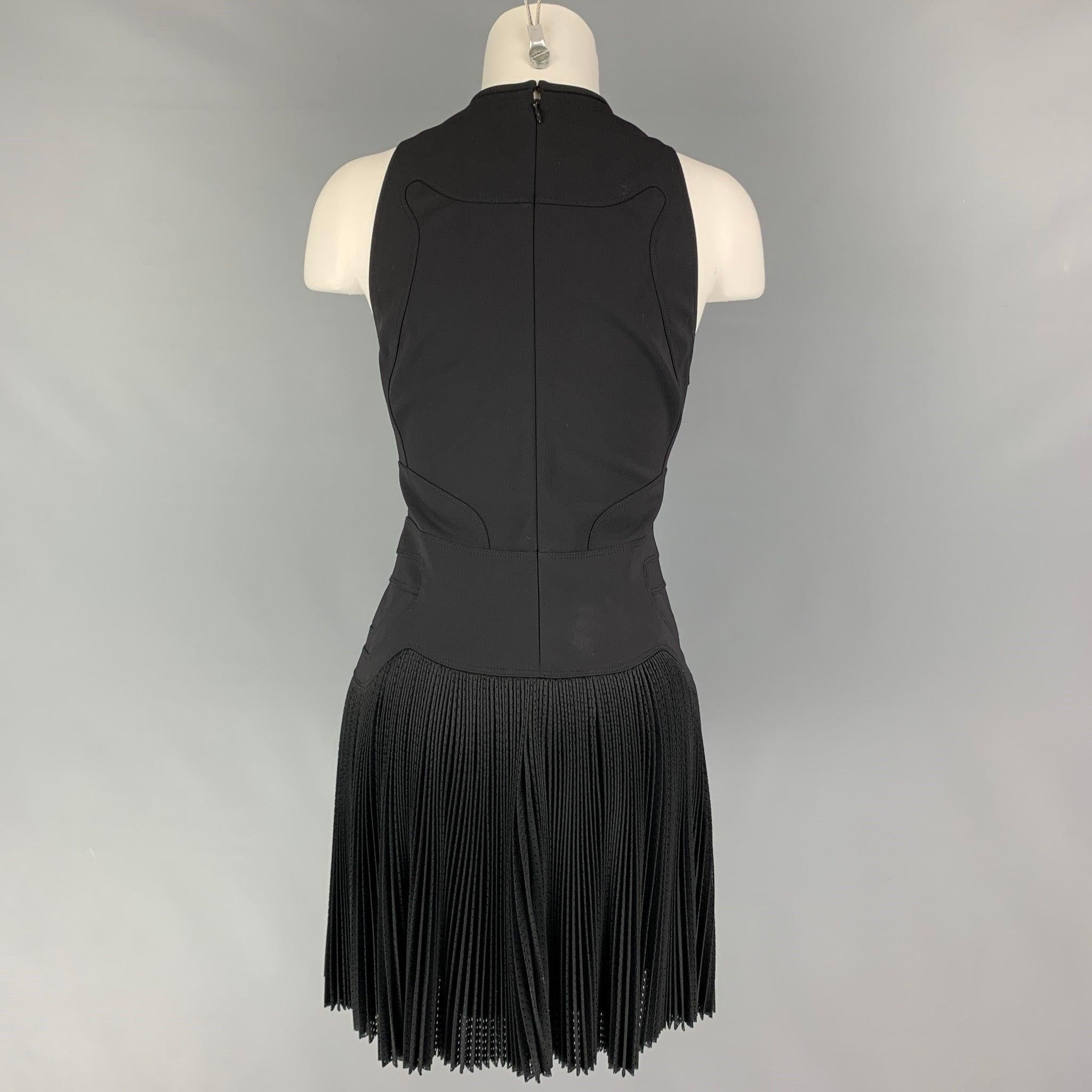 ALEXANDER WANG Size 10 Black Polyamide Sleeveless Dress In Good Condition In San Francisco, CA