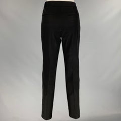 ALEXANDER WANG Size 6 Black Triacetate Blend Fitted Casual Pants