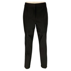 ALEXANDER WANG Size 6 Black Triacetate Blend Fitted Casual Pants