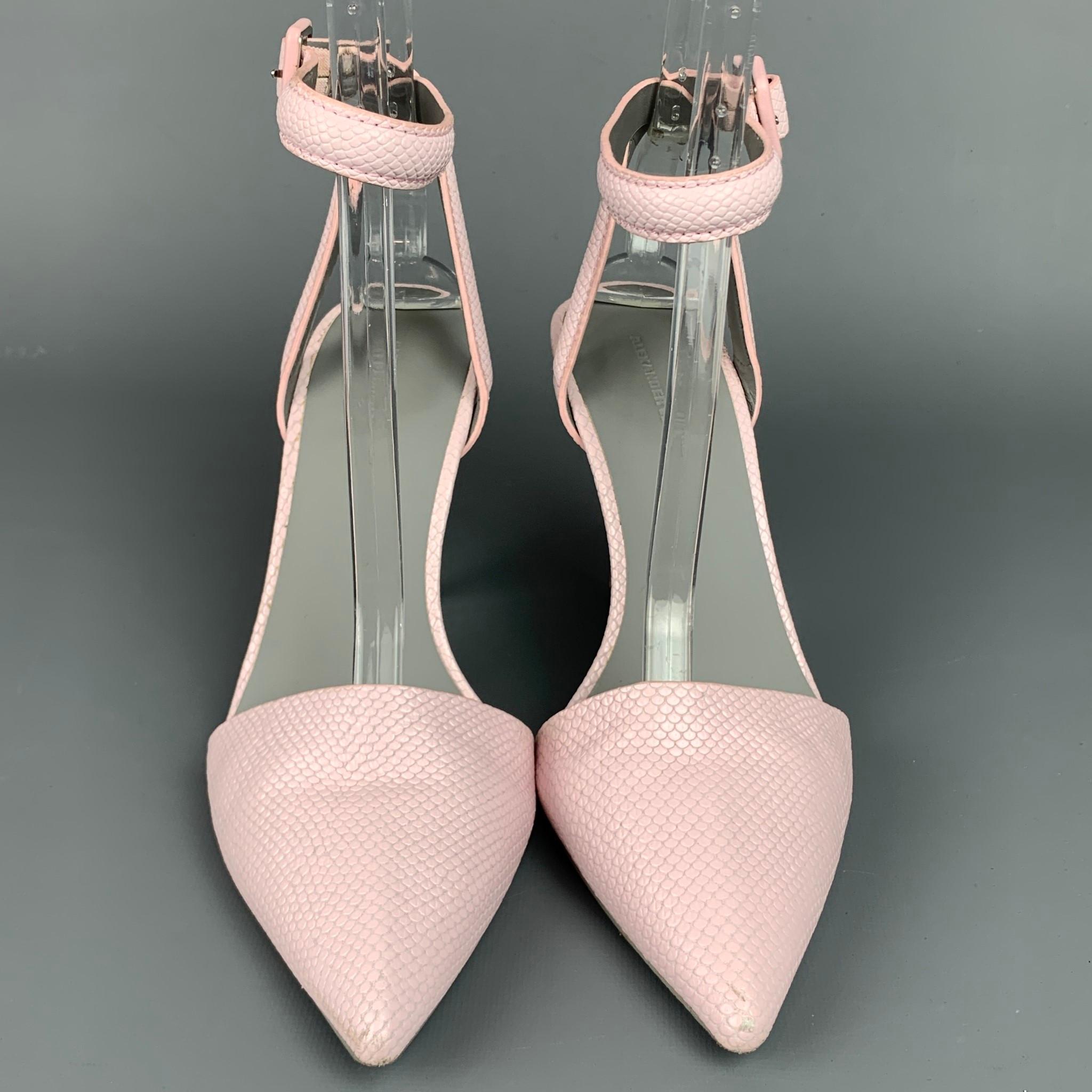 pink alexander wang heels