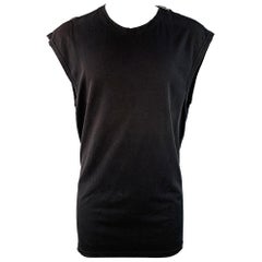 ALEXANDER WANG Größe M Schwarz Baumwolle Zipper Rundhalsausschnitt T-Shirt