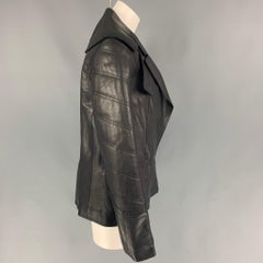 ALEXANDER WANG Size S Black Quilted Calfskin Jacket