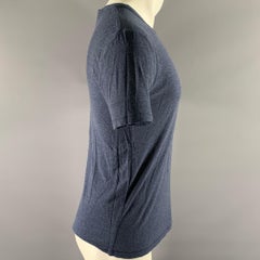 ALEXANDER WANG Muscle-T-Shirt in Größe XS, marineblau, aus strukturierter Seiden-Rayon-Mischung