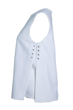 Alexander Wang, sleeveless white top with eyelets