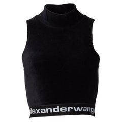 Alexander Wang, Stretch Cord ärmelloser Rundhalsausschnitt