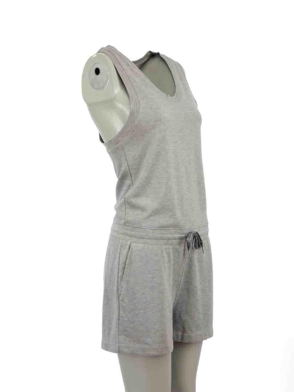 CONDITION is Very good. Hardly any visible wear to playsuit is evident on this used T Alexander Wang designer resale item.
 
Details
Grey
Polyester
Sleeveless playsuit
Stretchy
Scoop neckline
Drawstring on waistline
2x Front side pockets
 
Made in