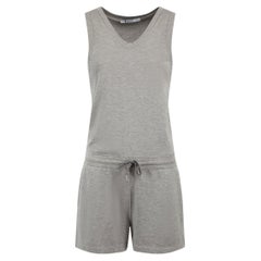 Used Alexander Wang T Alexander Wang Grey Sleeveless Playsuit Size XS