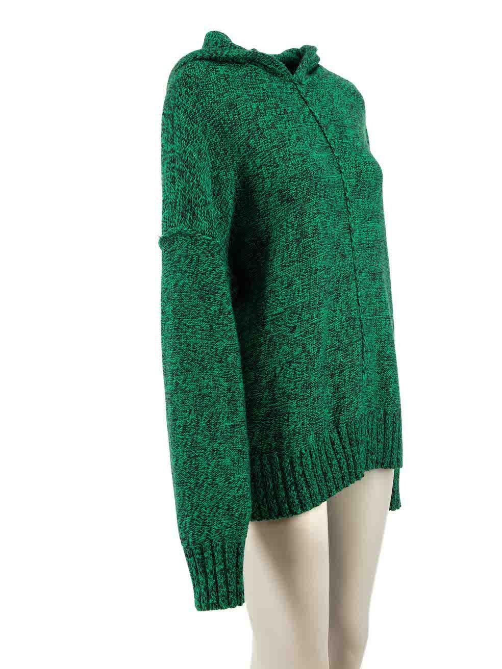 CONDITION is Good. Minor wear to knitwear is evident. Light wear to composition with a couple of small plucks and pulls to the knit found on this used T by Alexander Wang designer resale item.

Details
Green
Synthetic
Long sleeves jumper
Marl