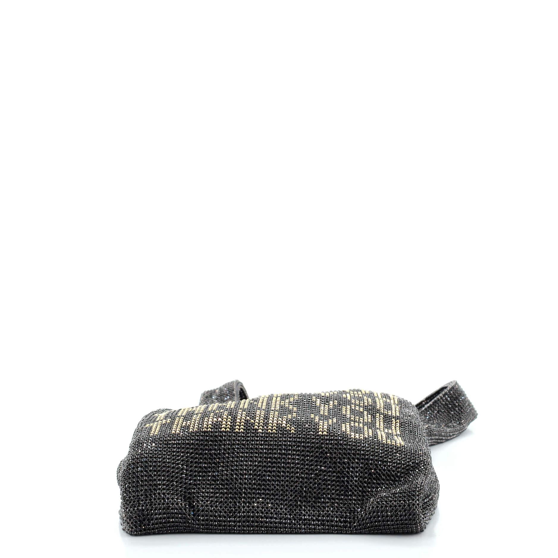 Alexander Wang Wangloc Shopper mit Strasssteinen verziertes Mesh Mini im Zustand „Gut“ in NY, NY