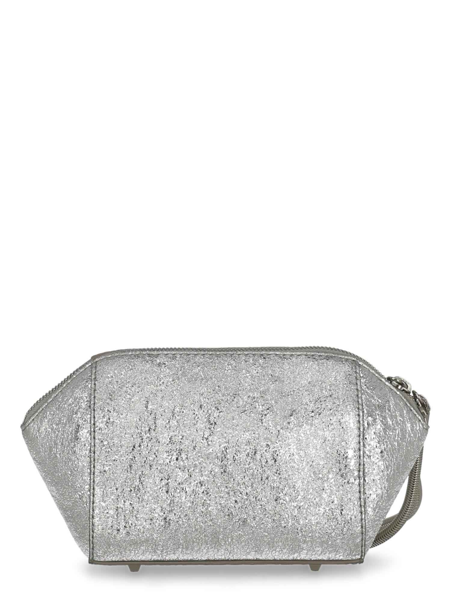 Alexander Wang  Women   Handbags   Silver Leather  In Good Condition For Sale In Milan, IT