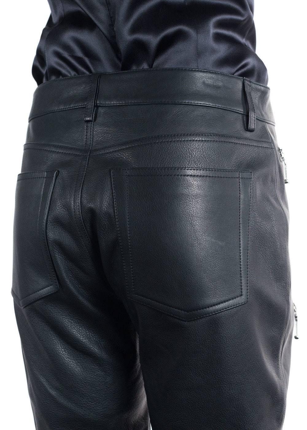 Brand New Alexander Wang Cropped Leather Biker Trousers
Original Tags 
Retails in Stores & Online for $1995
Size EUR 38 / US 2

These Alexander Wang Cropped trousers are perfect for that night out. These pants were designed in Italy using 100%