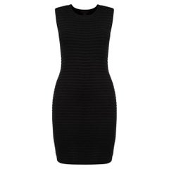 Alexander Wang Women's Black Sleeveless Textured Dress