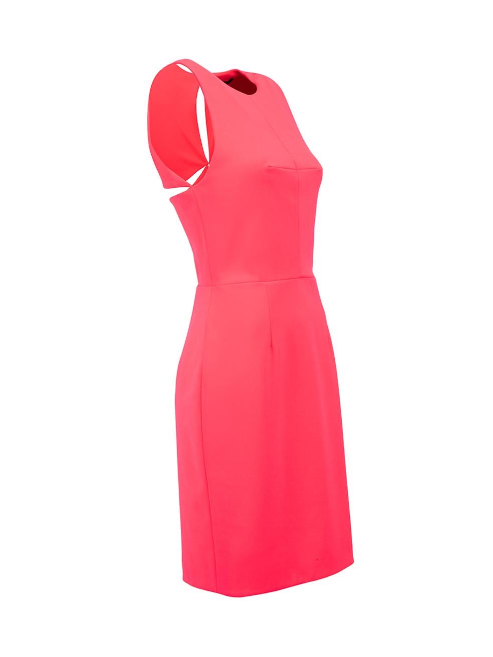 CONDITION is Very good. Hardly any visible wear to dress is evident on this used Alexander Wang designer resale item. 
 
 Details
  Pink
 Synthetic
 Mini dress
 Round neckline
 Back cut out detail
 Back hook and eye fastening
 Back zip closure
 
 
