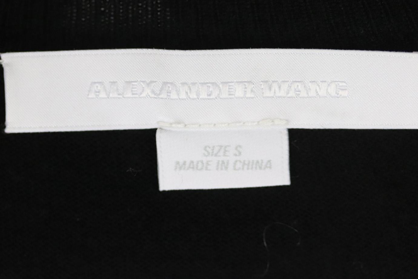 Black Alexander Wang Wool Blend Mini Dress Small