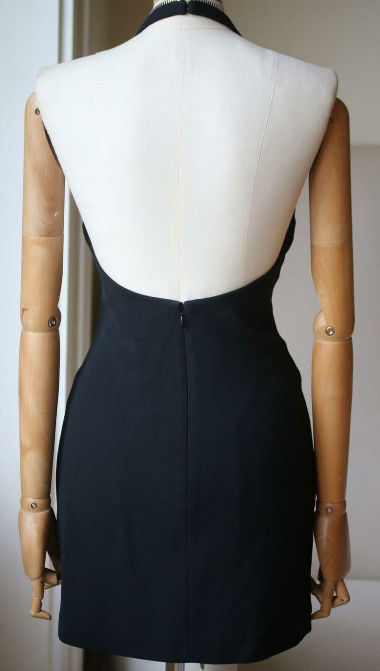 Alexander Wang Zip-Embellished Halterneck Mini Dress For Sale at ...
