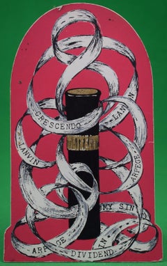 Vintage "Lanvin Paris Arpege/ Crescendo/ Dividend/ My Sin Perfume Advert Sign"
