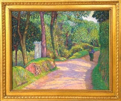 “Figure on a Country Lane, Brittany”